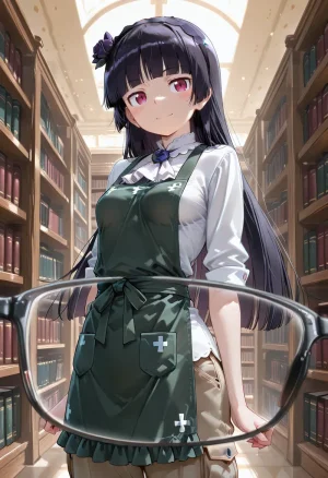 マイネームルナ Pregnant Belly Library Series Gokou Ruri Sample - Page 5