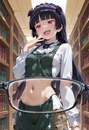 マイネームルナ Pregnant Belly Library Series Gokou Ruri Sample - Page 7