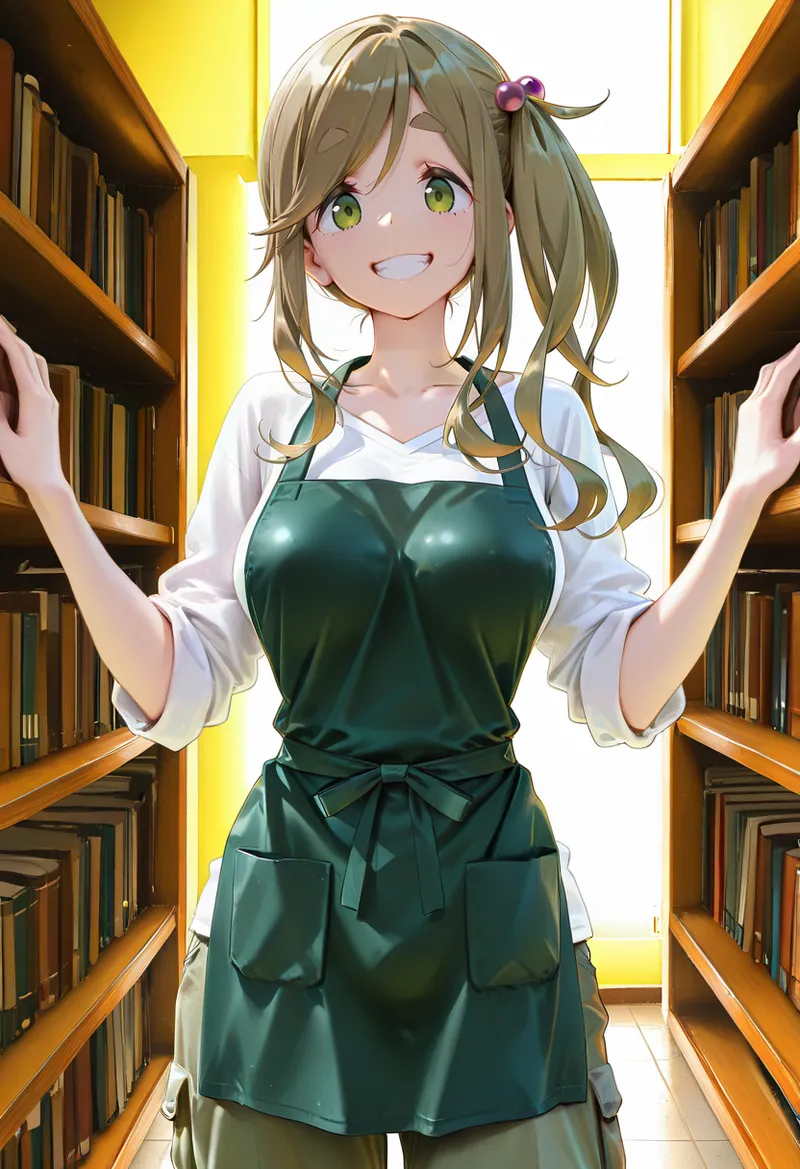 マイネームルナ Pregnant Belly Library Series Inuyama Aoi Sample - Image 3