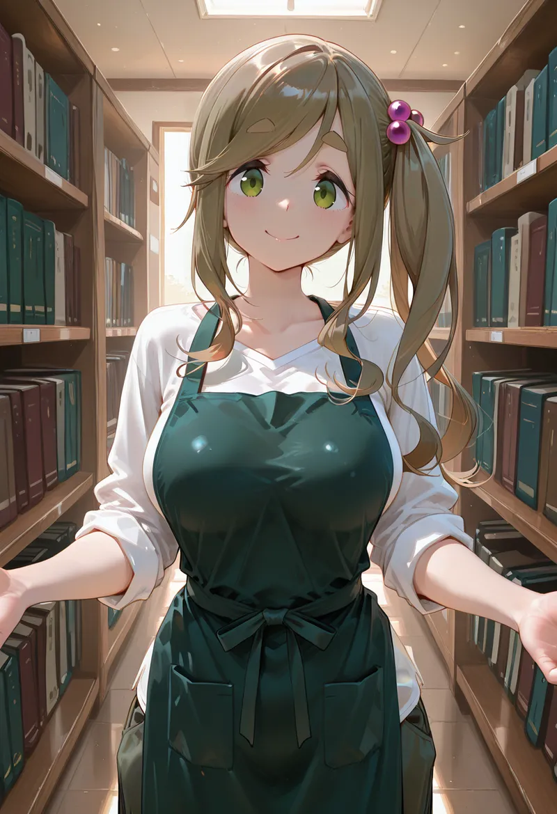 マイネームルナ Pregnant Belly Library Series Inuyama Aoi Sample - Image 5