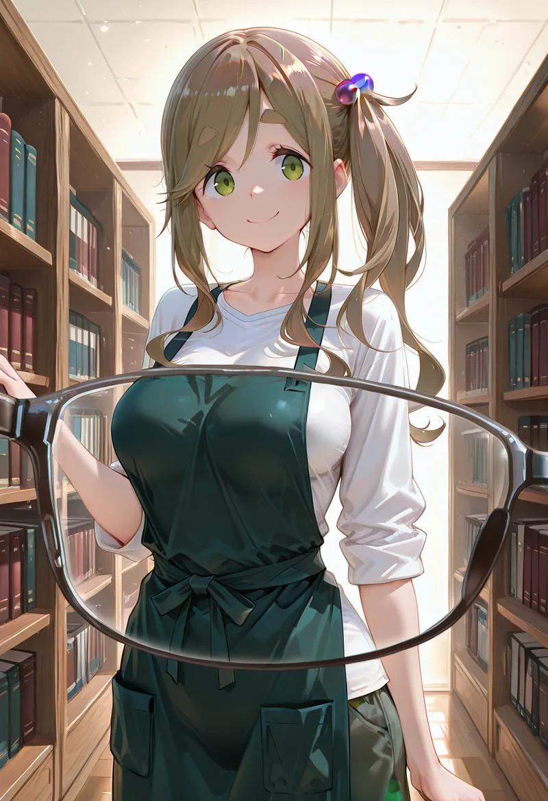 マイネームルナ Pregnant Belly Library Series Inuyama Aoi Sample - Image 9