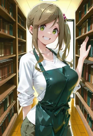 マイネームルナ Pregnant Belly Library Series Inuyama Aoi Sample Thumbnail