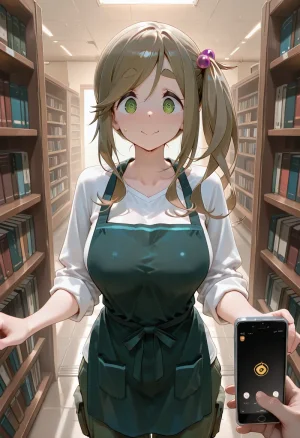 マイネームルナ Pregnant Belly Library Series Inuyama Aoi Sample - Page 34