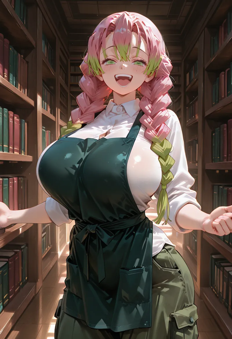 マイネームルナ Pregnant Belly Library Series Kanroji Mitsuri Sample - Image 3
