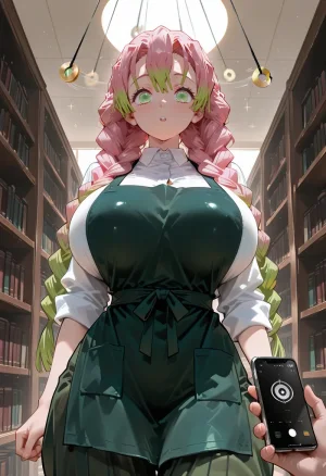 マイネームルナ Pregnant Belly Library Series Kanroji Mitsuri Sample - Page 28