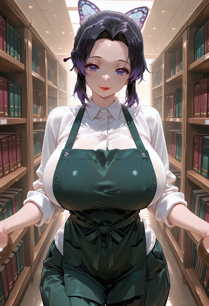 マイネームルナ Pregnant Belly Library Series Kochou Shinobu Sample - Image 3
