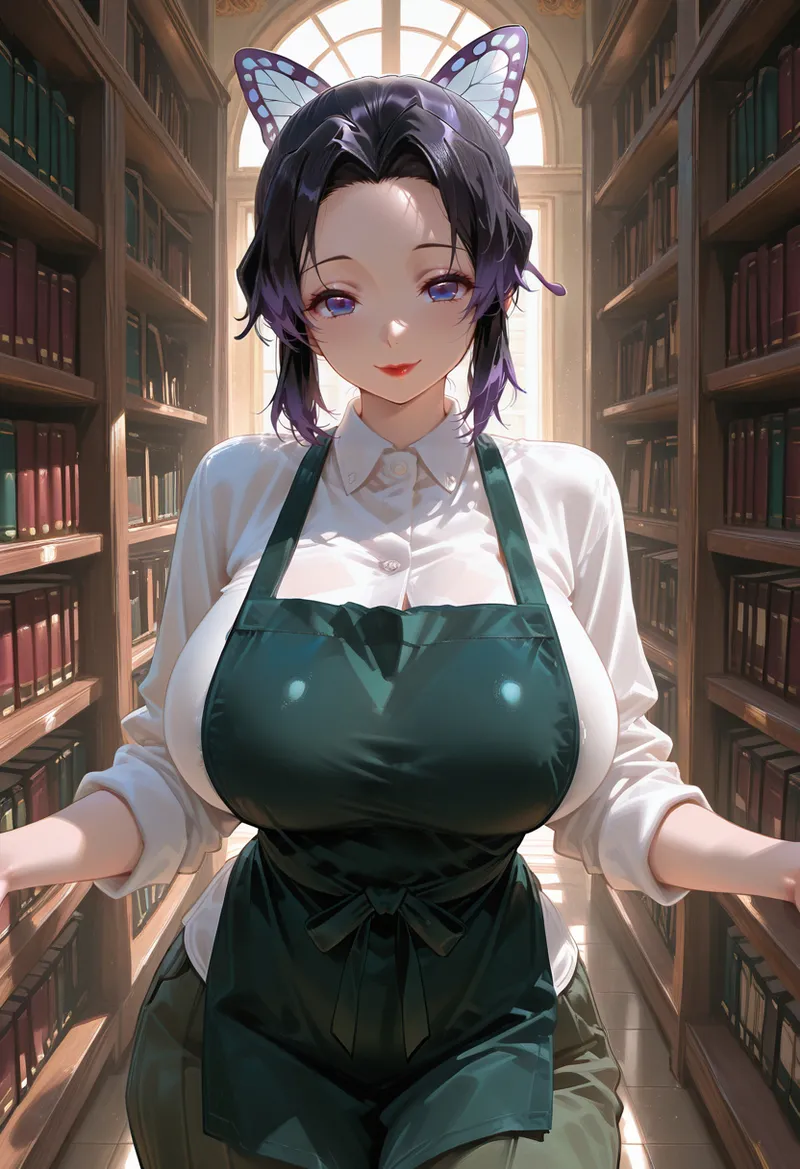 マイネームルナ Pregnant Belly Library Series Kochou Shinobu Sample - Image 5