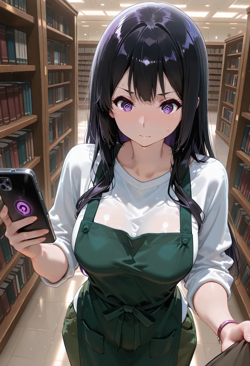 マイネームルナ Pregnant Belly Library Series Kousaka Reina Sample - Image 30