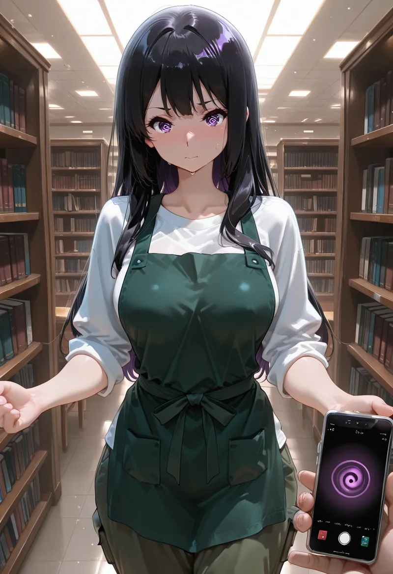 マイネームルナ Pregnant Belly Library Series Kousaka Reina Sample - Image 32