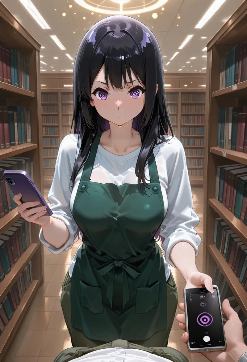 マイネームルナ Pregnant Belly Library Series Kousaka Reina Sample - Image 34