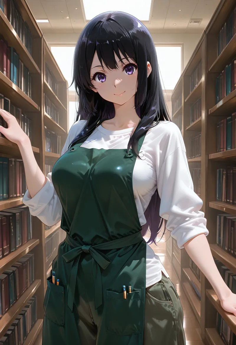 マイネームルナ Pregnant Belly Library Series Kousaka Reina Sample - Image 4