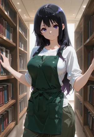 マイネームルナ Pregnant Belly Library Series Kousaka Reina Sample - Page 2