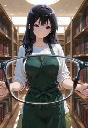 マイネームルナ Pregnant Belly Library Series Kousaka Reina Sample - Page 9