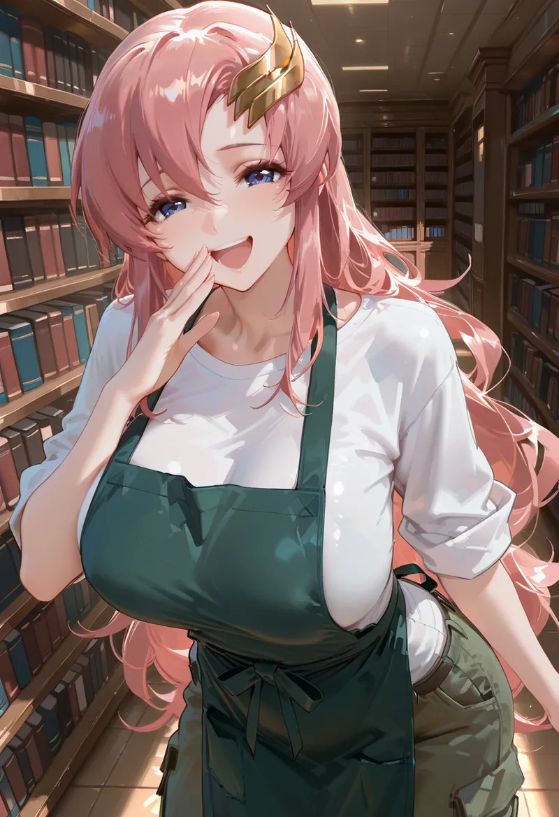 マイネームルナ Pregnant Belly Library Series Meer Campbell Sample - Image 1