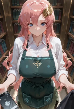 マイネームルナ Pregnant Belly Library Series Meer Campbell Sample - Page 35