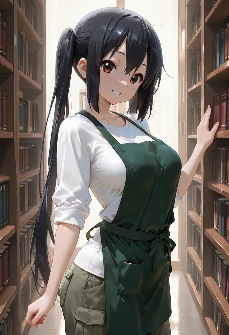 マイネームルナ Pregnant Belly Library Series Nakano Azusa Sample - Image 1