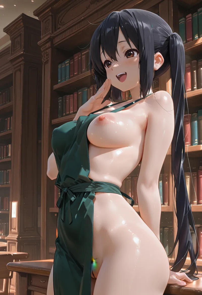 マイネームルナ Pregnant Belly Library Series Nakano Azusa Sample - Image 16