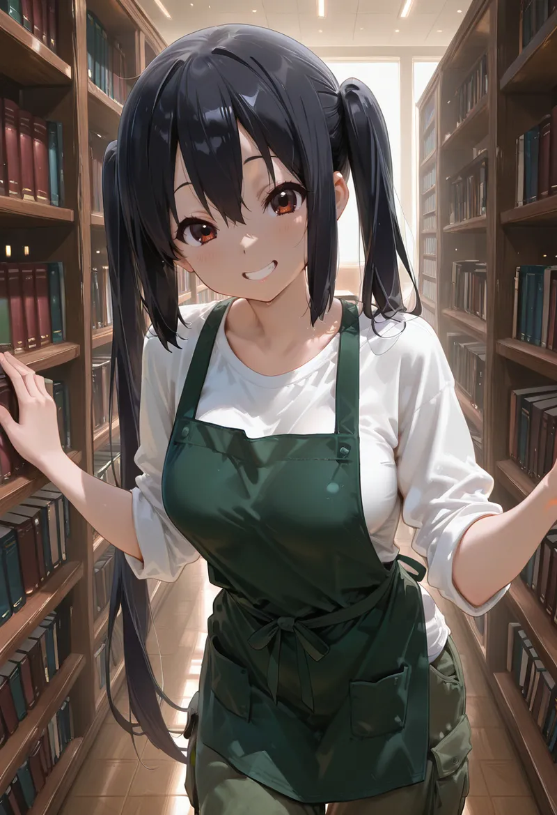 マイネームルナ Pregnant Belly Library Series Nakano Azusa Sample - Image 2