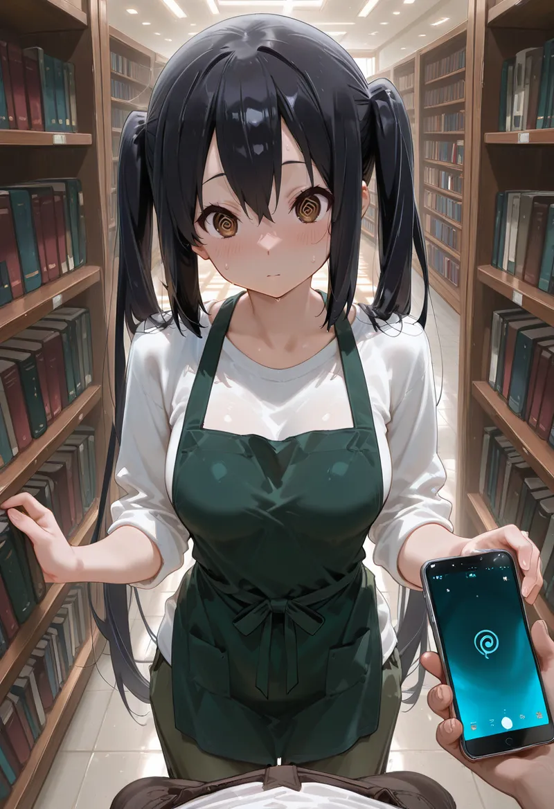 マイネームルナ Pregnant Belly Library Series Nakano Azusa Sample - Image 30