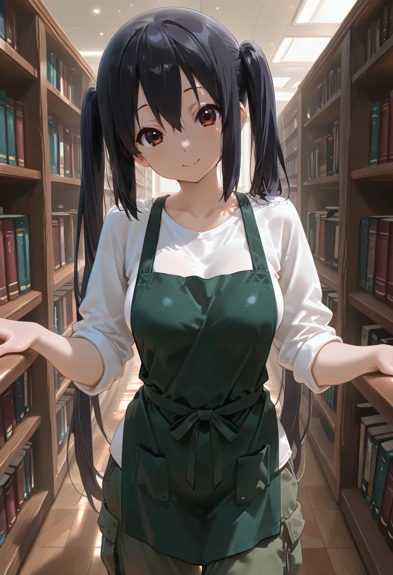 マイネームルナ Pregnant Belly Library Series Nakano Azusa Sample - Image 4