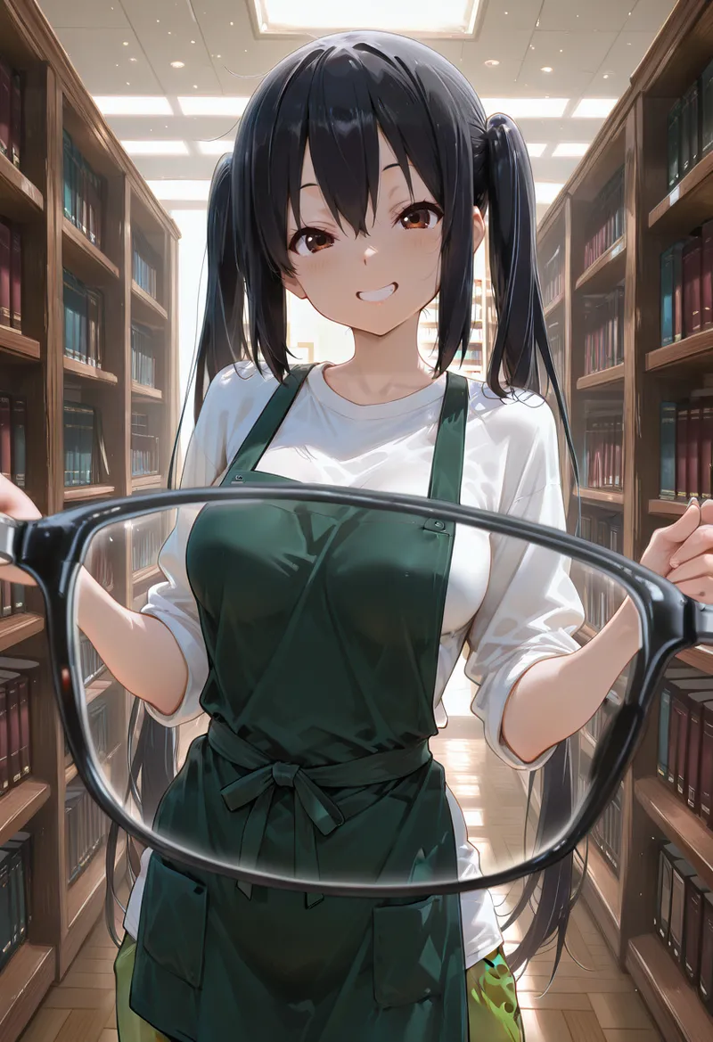 マイネームルナ Pregnant Belly Library Series Nakano Azusa Sample - Image 6