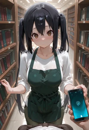 マイネームルナ Pregnant Belly Library Series Nakano Azusa Sample - Page 30