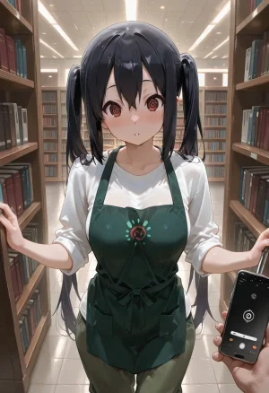 マイネームルナ Pregnant Belly Library Series Nakano Azusa Sample - Page 33