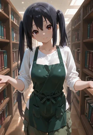 マイネームルナ Pregnant Belly Library Series Nakano Azusa Sample - Page 4