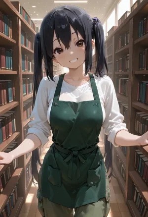 マイネームルナ Pregnant Belly Library Series Nakano Azusa Sample - Page 5