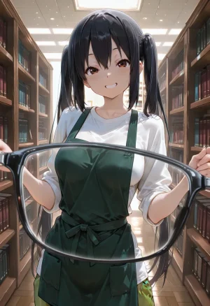 マイネームルナ Pregnant Belly Library Series Nakano Azusa Sample - Page 6