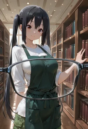 マイネームルナ Pregnant Belly Library Series Nakano Azusa Sample - Page 7