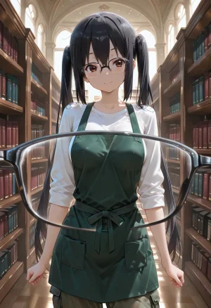 マイネームルナ Pregnant Belly Library Series Nakano Azusa Sample - Page 8