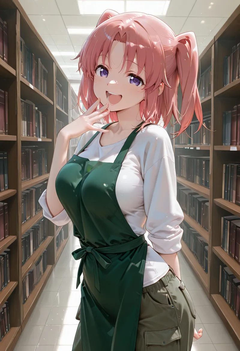 マイネームルナ Pregnant Belly Library Series Yonomori Kobeni Sample - Image 4