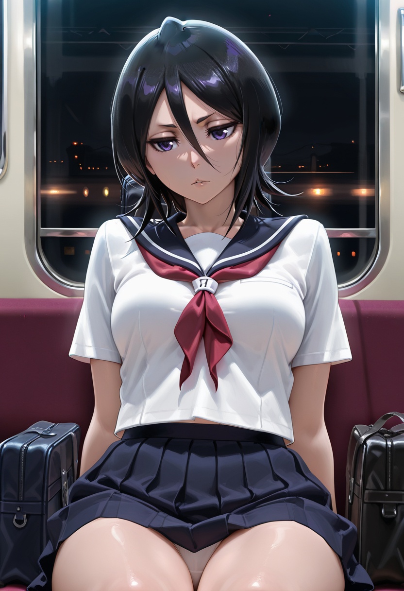 マイネームルナ Pregnant Belly Voyeur Series Kuchiki Rukia Sample - Image 28