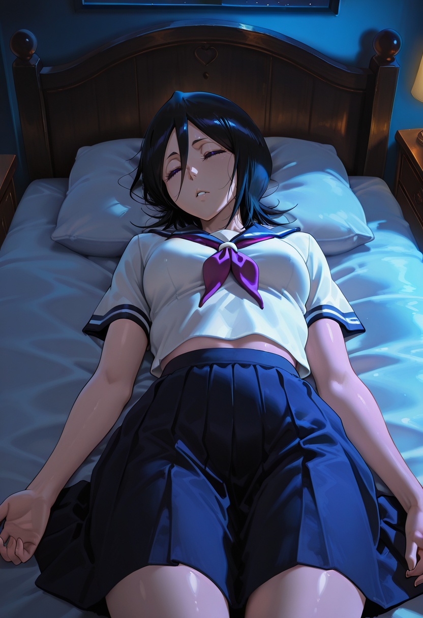 マイネームルナ Pregnant Belly Voyeur Series Kuchiki Rukia Sample - Image 33