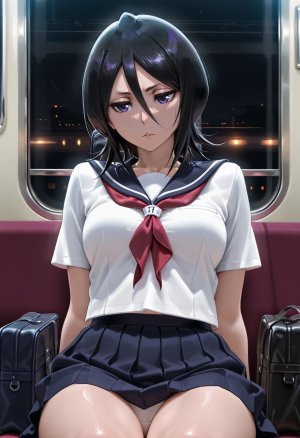 マイネームルナ Pregnant Belly Voyeur Series Kuchiki Rukia Sample - Page 28