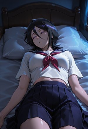 マイネームルナ Pregnant Belly Voyeur Series Kuchiki Rukia Sample - Page 34