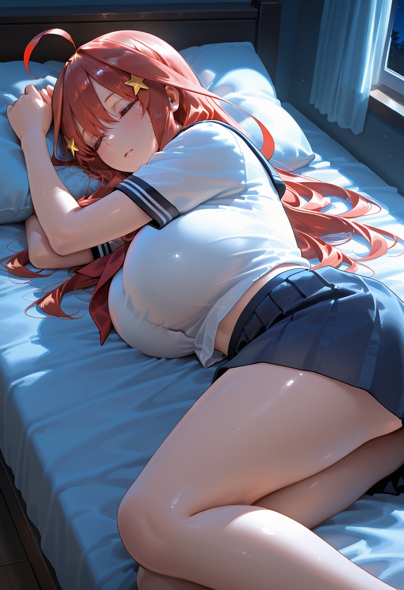 マイネームルナ Pregnant Belly Voyeur Series Nakano Itsuki Sample - Image 36