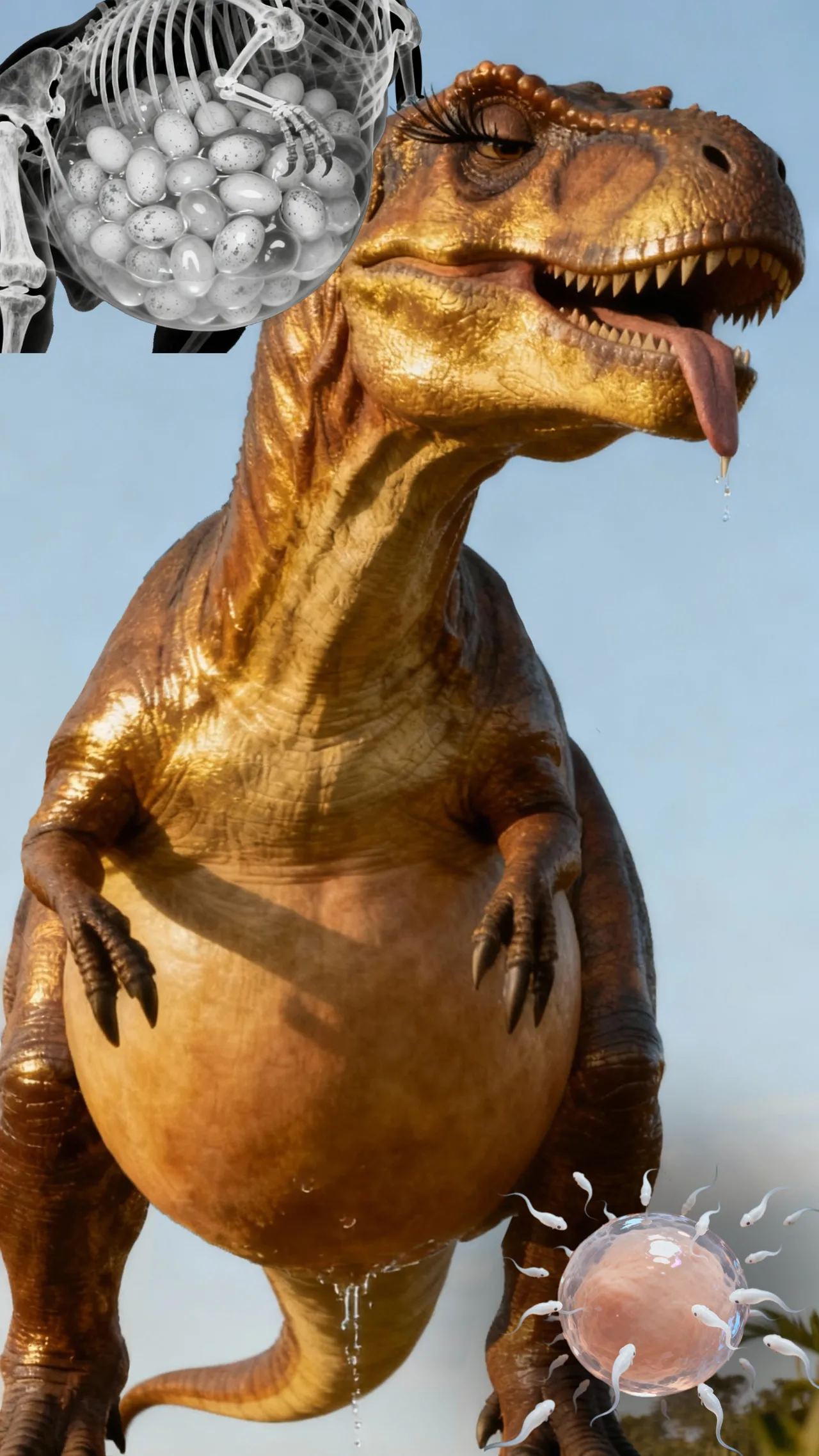 Pregnant Rex Lay Egg - Image 3