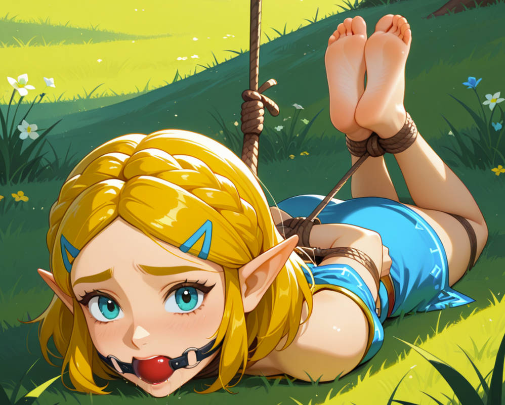 Princess Zelda tied up - Image 10