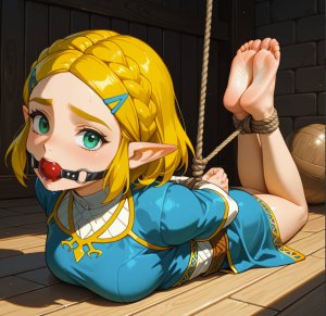 Princess Zelda tied up - Page 12