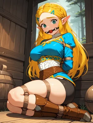 Princess Zelda tied up - Page 415