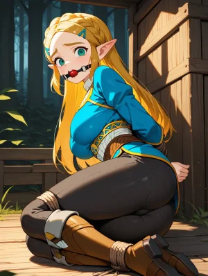 Princess Zelda tied up - Page 419