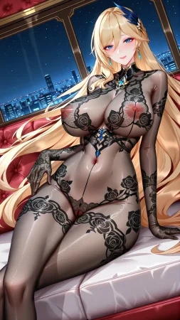 QosLouisAI 幽兰黛尔连体黑丝 - Page 14