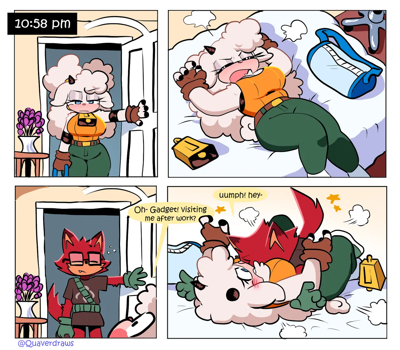 QuaverDraws QuaverNSFW Gadget x Lanolin - Image 15