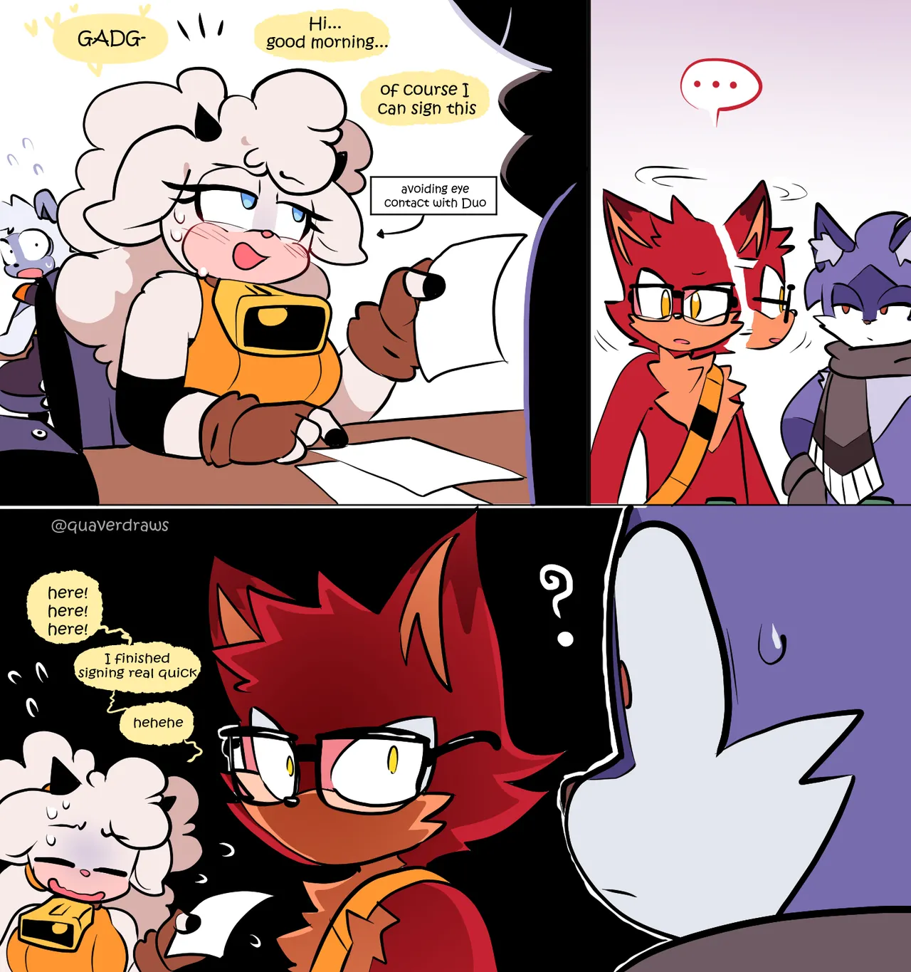 QuaverDraws QuaverNSFW Gadget x Lanolin - Image 20