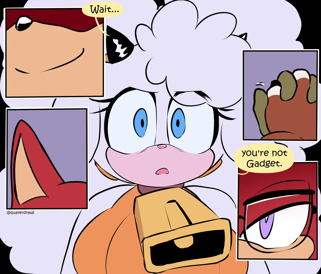 QuaverDraws QuaverNSFW Gadget x Lanolin - Image 38