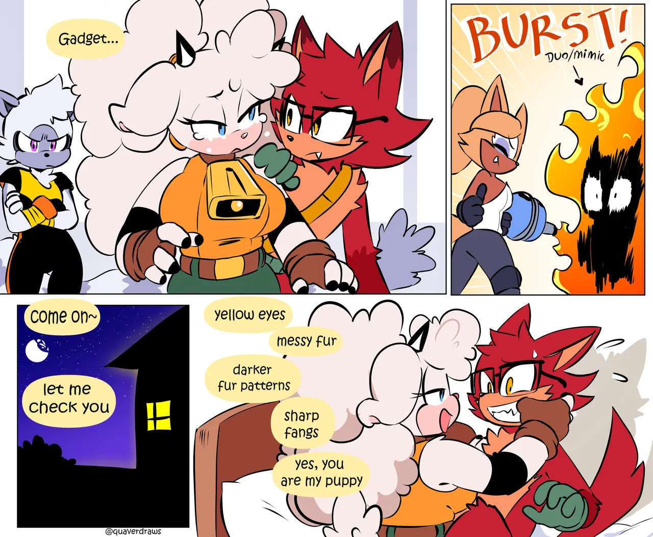 QuaverDraws QuaverNSFW Gadget x Lanolin - Image 40