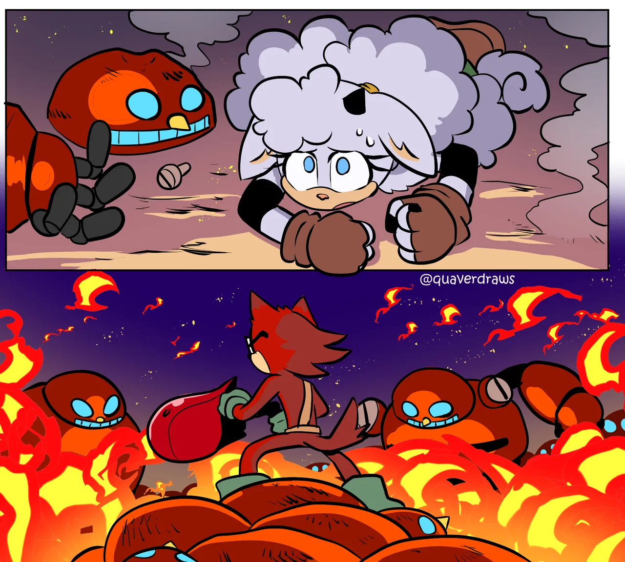 QuaverDraws QuaverNSFW Gadget x Lanolin - Image 9