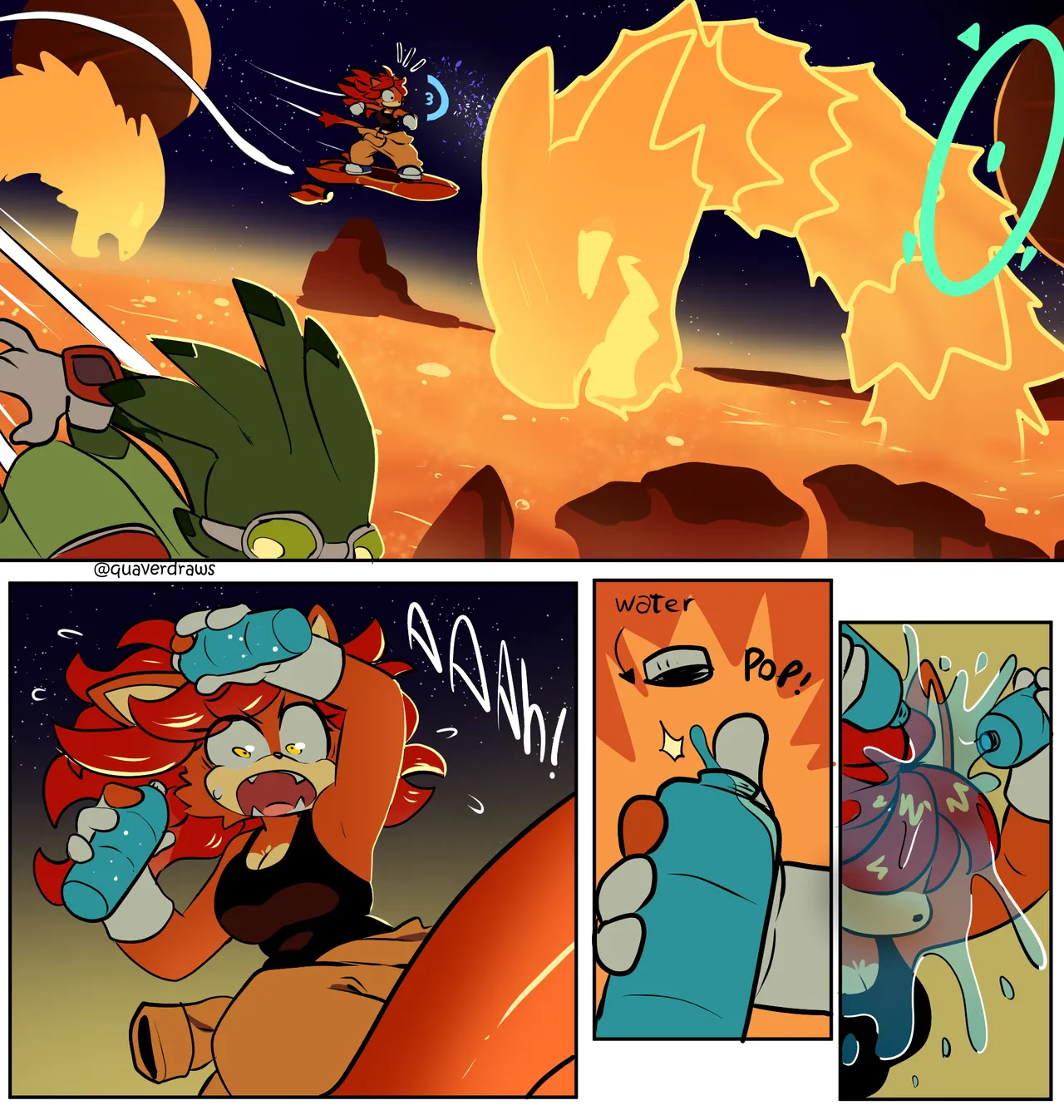 QuaverDraws QuaverNSFW Luana x Sticks x Barry - Image 11